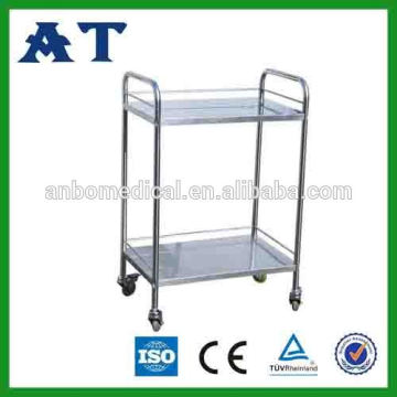 NSF Heavy Duty Stainless Steel Trolley avec roues de frein